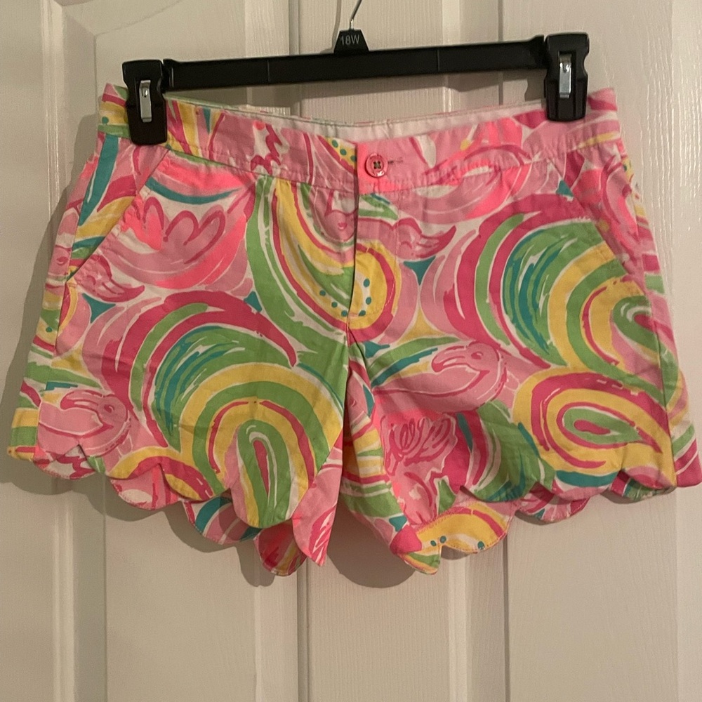 Lilly Pulitzer Buttercup Shorts One time wear.